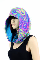 Short Reversible Festival Hood - Coquetry Clothing