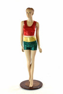 Side Kick High Waist Shorts & Top - Coquetry Clothing