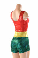 Side Kick High Waist Shorts & Top - Coquetry Clothing