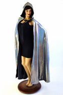 Silver and Black Reversible Cape - 2