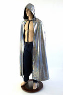 Silver and Black Reversible Cape - 4