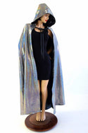Silver and Black Reversible Cape - 3