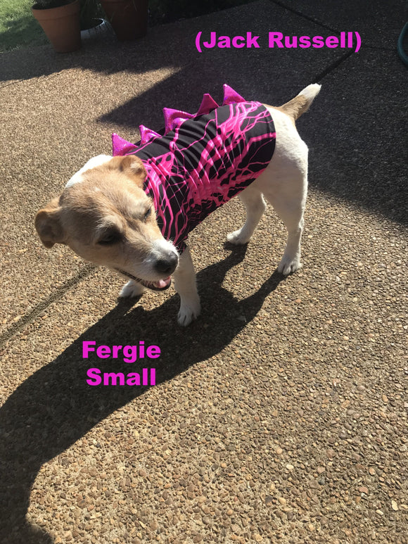 Silver & Black Spiked Pet Shirt - Coquetry Clothing