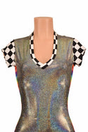 Silver Catsuit with Side Panels - 10