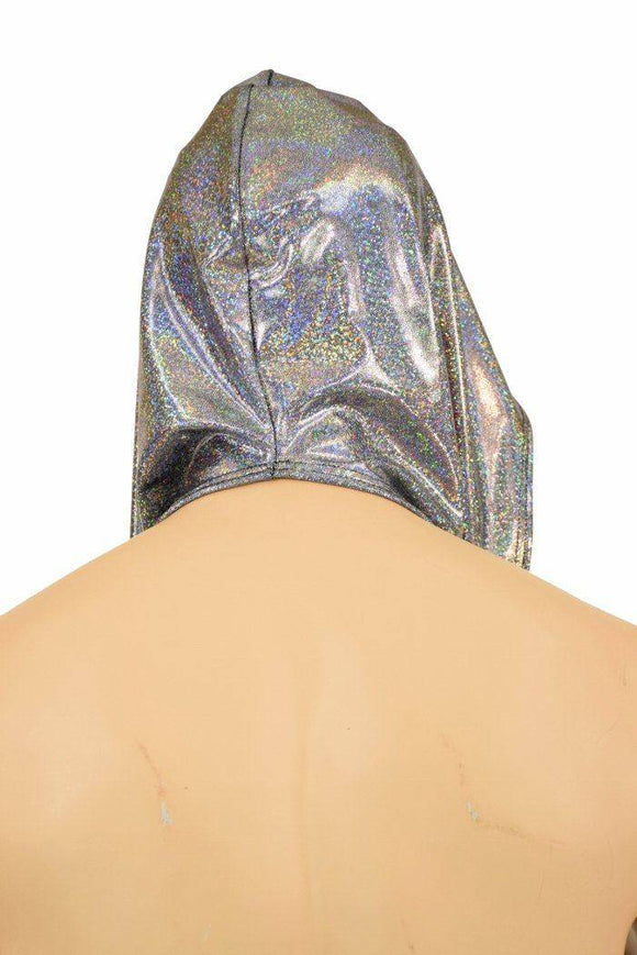 Silver & Galaxy Reversible Infinity Festival Hood - Coquetry Clothing