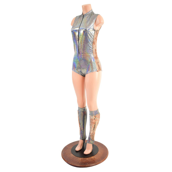 Silver Holo and Amber Fox 5PC Wolf Set - Coquetry Clothing