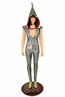 Silver Holo Shark Costume - Coquetry Clothing