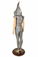 Silver Holo Shark Costume - Coquetry Clothing