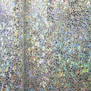 Silver Holographic Crop & Skirt - Coquetry Clothing