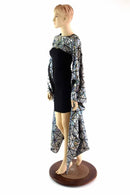 Silver Holographic Kimono Bolero - Coquetry Clothing