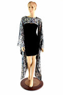 Silver Holographic Kimono Bolero - 1