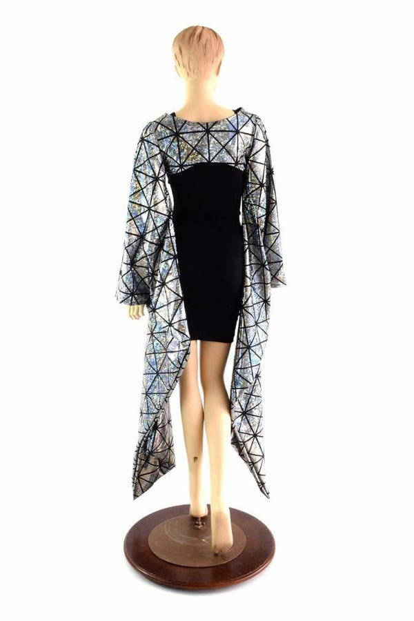 Silver Holographic Kimono Bolero - 2