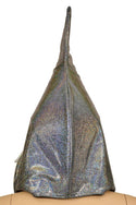 Silver Holographic Shark Hood - 3