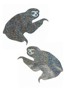 Silver Holographic Sloth Pasties - Coquetry Clothing