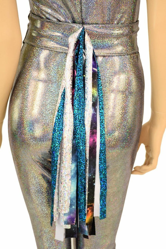 Silver Holographic "Space Unicorn" Catsuit - Coquetry Clothing