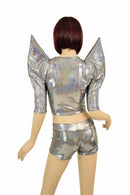 Silver Mega Sharp Shoulder Set - Coquetry Clothing