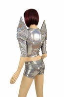 Silver Mega Sharp Shoulder Set - Coquetry Clothing