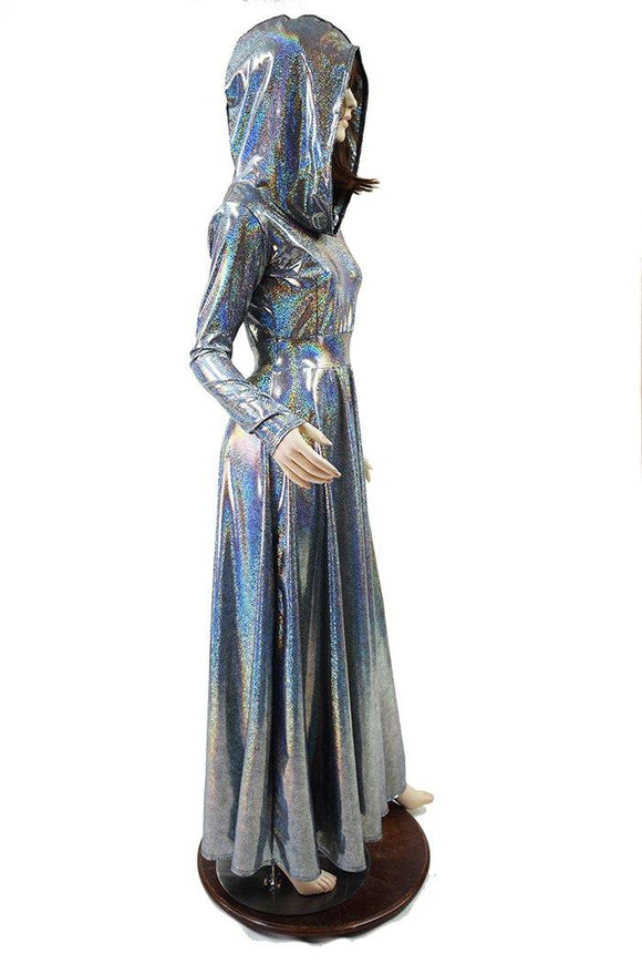Silver "Space Ambassador" Gown - Coquetry Clothing