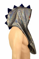 Silver Spiked HUGE Festival Hood - Coquetry Clothing