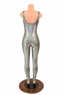 Silver Starlette Tank Catsuit - Coquetry Clothing