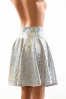 Silver/White Skater Skirt - Coquetry Clothing