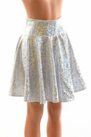 Silver/White Skater Skirt - Coquetry Clothing