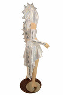 Silvery White Dragon Set (+Dragon Wings!) - Coquetry Clothing