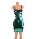 Skinny Strap Bodycon Tank Dress with O - Ring Cutouts - Coquetry Clothing