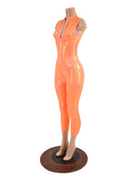 Sleeveless Capri Length Catsuit with Stella Neckline - Coquetry Clothing