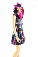 Sleeveless Dragon Hoodie Skater Dress - Coquetry Clothing