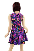 Sleeveless Hooded Pocket Skater Dress - Coquetry Clothing