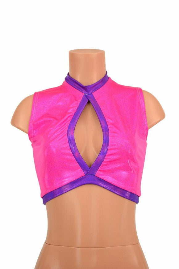Sleeveless Keyhole Top - Coquetry Clothing