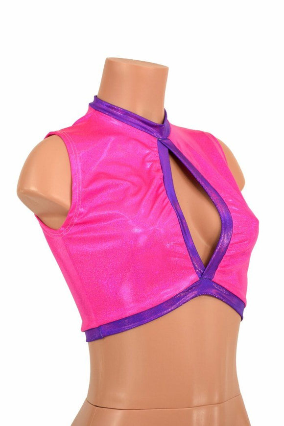 Sleeveless Keyhole Top - Coquetry Clothing