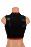Sleeveless Keyhole Top in Black Mystique - Coquetry Clothing