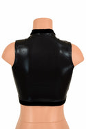 Sleeveless Keyhole Top in Black Mystique - 3