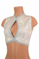 Sleeveless Keyhole Top in Flashbulb - Coquetry Clothing