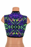 Sleeveless Keyhole Top in Neon Melt - 3