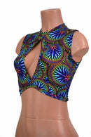 Sleeveless Keyhole Top in Radioactive - Coquetry Clothing