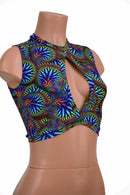 Sleeveless Keyhole Top in Radioactive - Coquetry Clothing