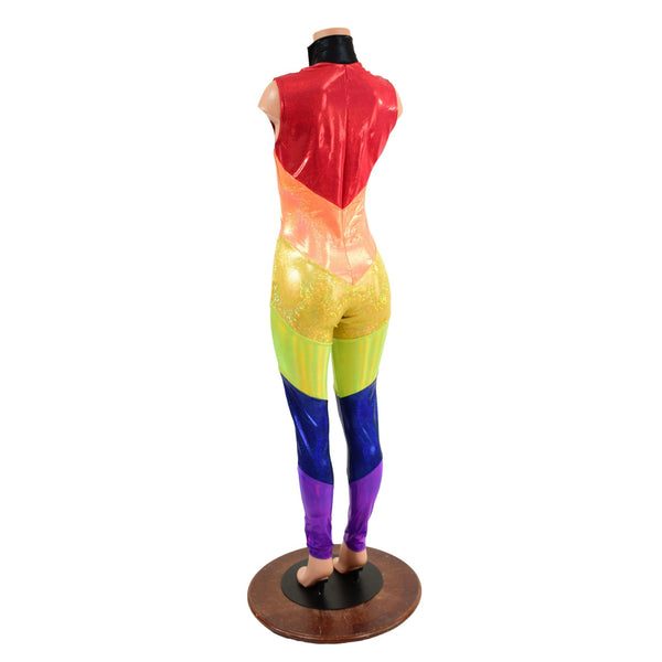 Sleeveless Rainbow Evolution Catsuit - 5