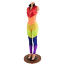 Sleeveless Rainbow Evolution Catsuit - Coquetry Clothing