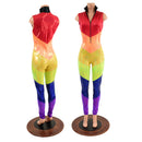 Sleeveless Rainbow Evolution Catsuit - Coquetry Clothing
