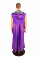 Sleeveless Reversible Hooded Duster - 7
