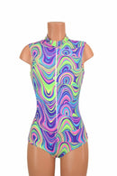 Sleeveless Stella romper in Glow Worm - Coquetry Clothing