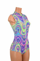Sleeveless Stella romper in Glow Worm - Coquetry Clothing