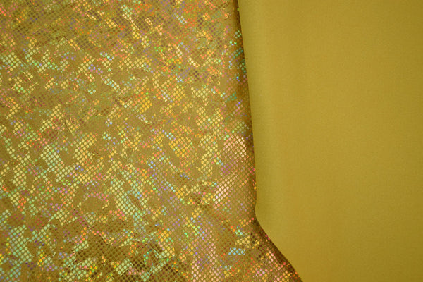 Gold Kaleidoscope Fabric - 4