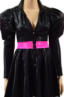 Snap Front Breakaway Skater Dress with Victoria Sleeves - Coquetry Clothing
