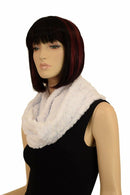 Snowdrift White Minky Infinity Scarf - Coquetry Clothing