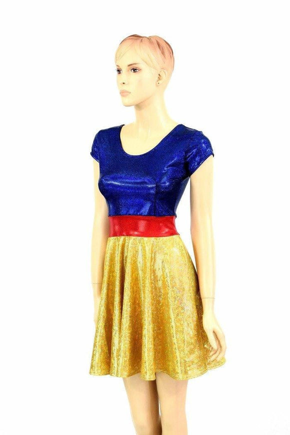 Snowy Princess Skater Dress - Coquetry Clothing