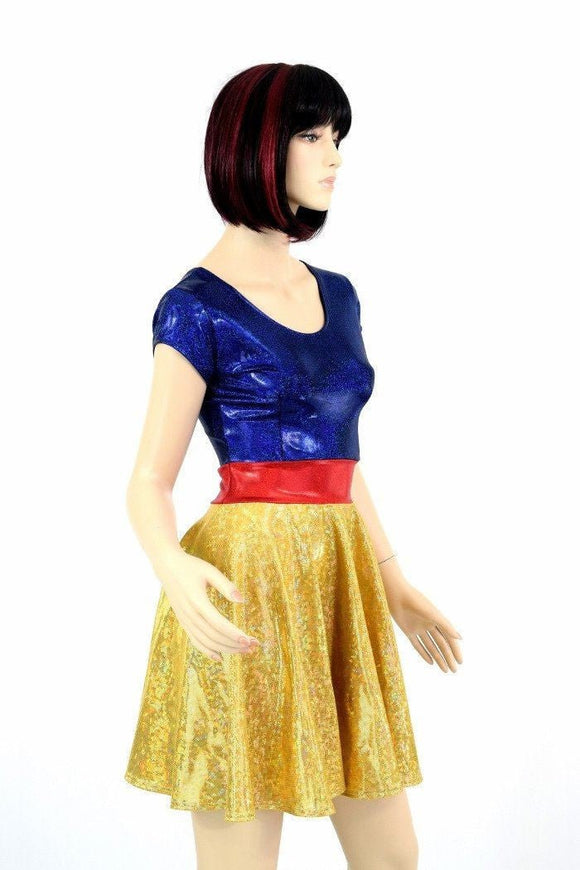 Snowy Princess Skater Dress - Coquetry Clothing